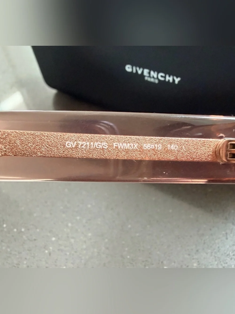Givenchy GV 7211/G/S Pink Oversized Square Sunglasses 56mm